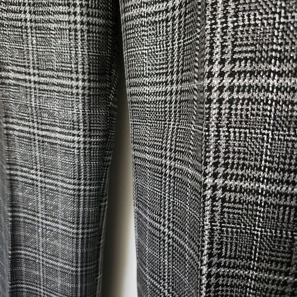 Worthington Womens Metallic Plaid Trousers Straight Leg Size 18 - Picture 4 of 9